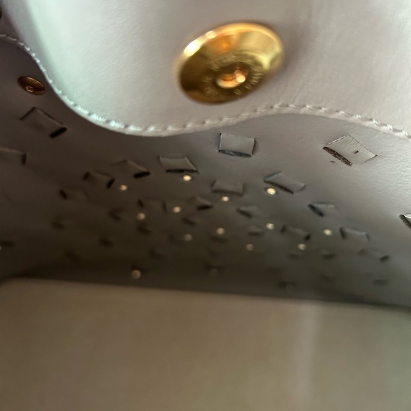 FURLA NWT Taupe Colored Leather Tote - Picture 6 of 12